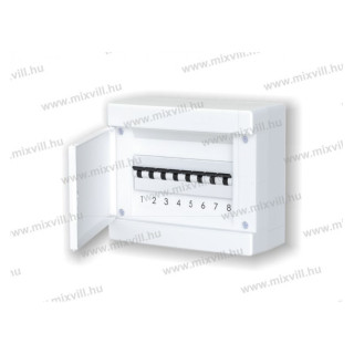 MLF8 PW8 biele. plastový rozvádzač na omietku IP40