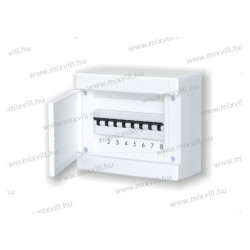 MLF8 PW8 biele. plastový rozvádzač na omietku IP40