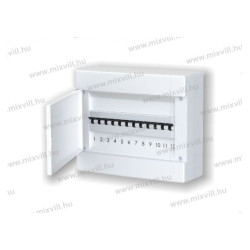 MLF12 PW12 biele. plastový rozvádzač na omietku IP40