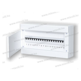 MLF18 PW18 biele. plastový rozvádzač na omietku IP40