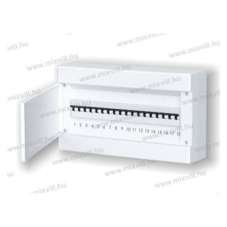 MLF18 PW18 biele. plastový rozvádzač na omietku IP40