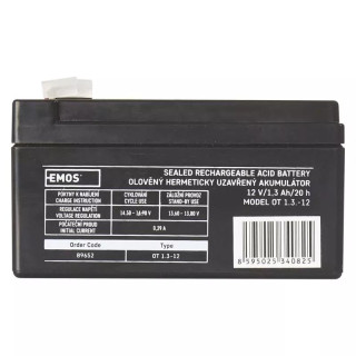 B9652 kumulátor 12V 1,3AH