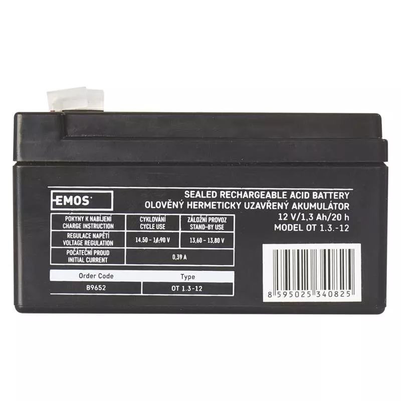 B9652 kumulátor 12V 1,3AH