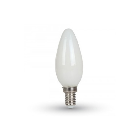 SKU173 LED žiarovka 5,5W,  E14, C37, 6400K, 470 lm, SAMSUNG CHIP