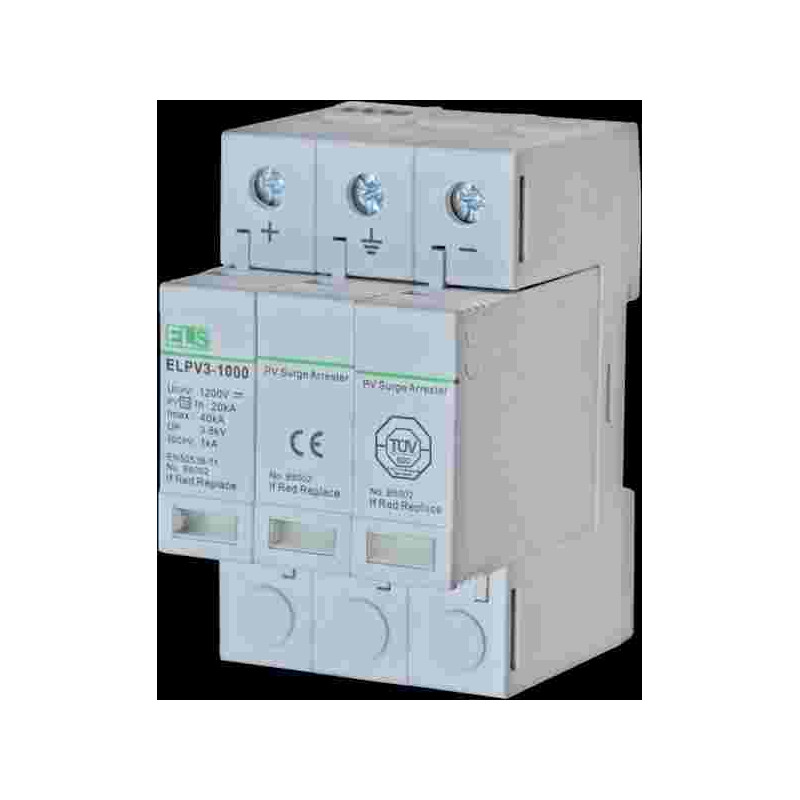 SOLAR Zvod ELPV3-1000 20/40kA 1000/1200V fotovolt.
