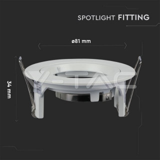 SKU3642 zapustené svietidlo 73mm