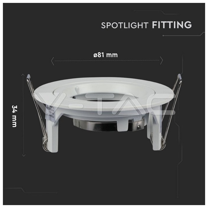 SKU3642 zapustené svietidlo 73mm