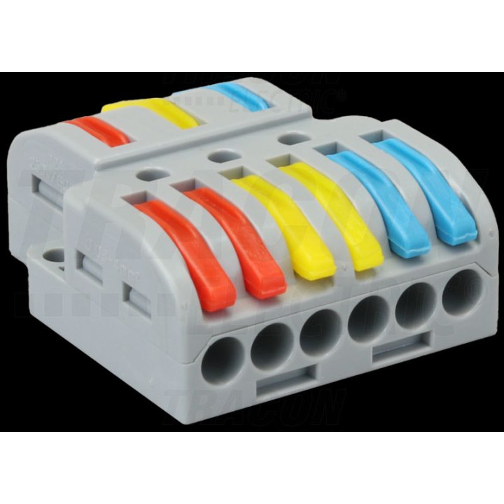 Tracon OVO3P36 Krabicová svorka 0,5-4m2 3P