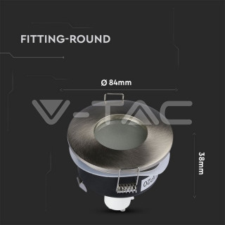 SKU3614 bodové svietidlo GU10, 75mm, satén