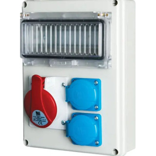 B.SLIM-8S-3BR    R-BOX SLIM 1x16/5, 2x250V