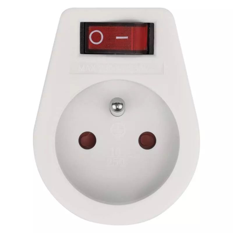 P0027 zásuvka s vypínačom