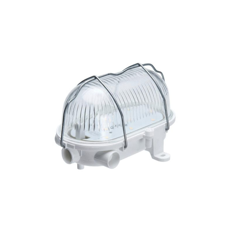 A1130 OVAL-7040T/R, E27, 60W,IP54,priesvitné sklo, biele sv.