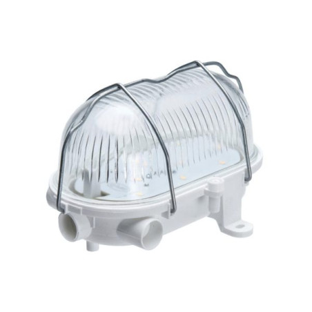 A1130 OVAL-7040T/R, E27, 60W,IP54,priesvitné sklo, biele sv.