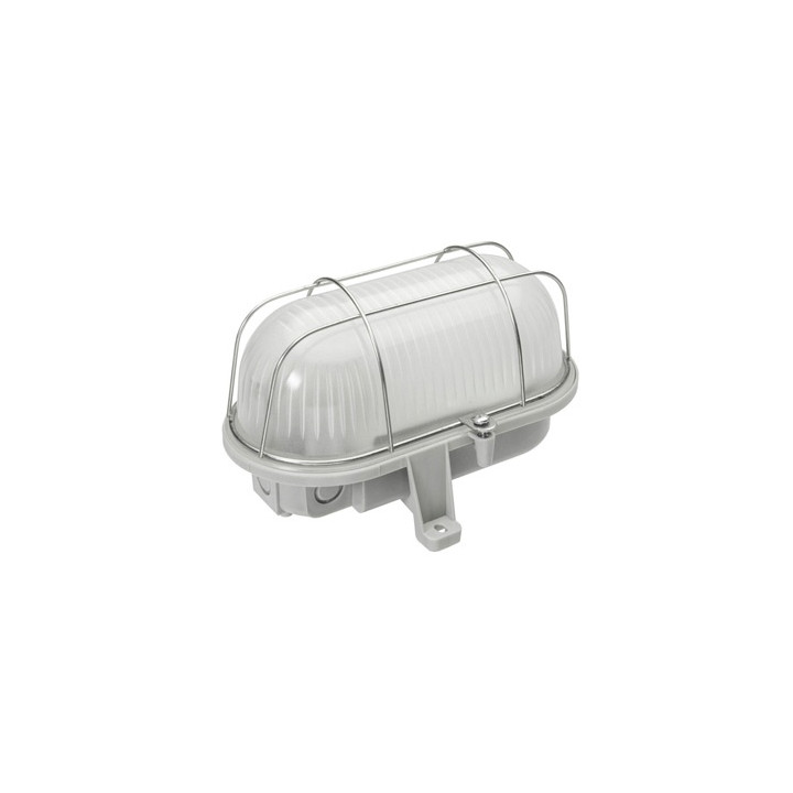 A1210 OVAL-7063T, E27, 75W,IP54,priesvitné sklo, biele sv.