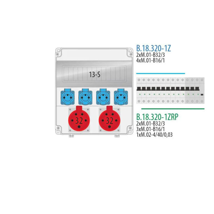 B.18.320-1Z R-BOX 2x325 4x250 s istením