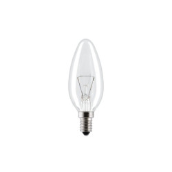 Ziarovka E14 60W sviečka číra