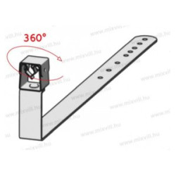 Hro.MGKNC-11M podpera ved.stavitelná 360°  8-10mm 38cm