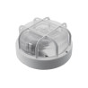 A2720 RIVA MINI-KOSZ, E27, 100W,IP44,priesvitné sklo, biele sv.