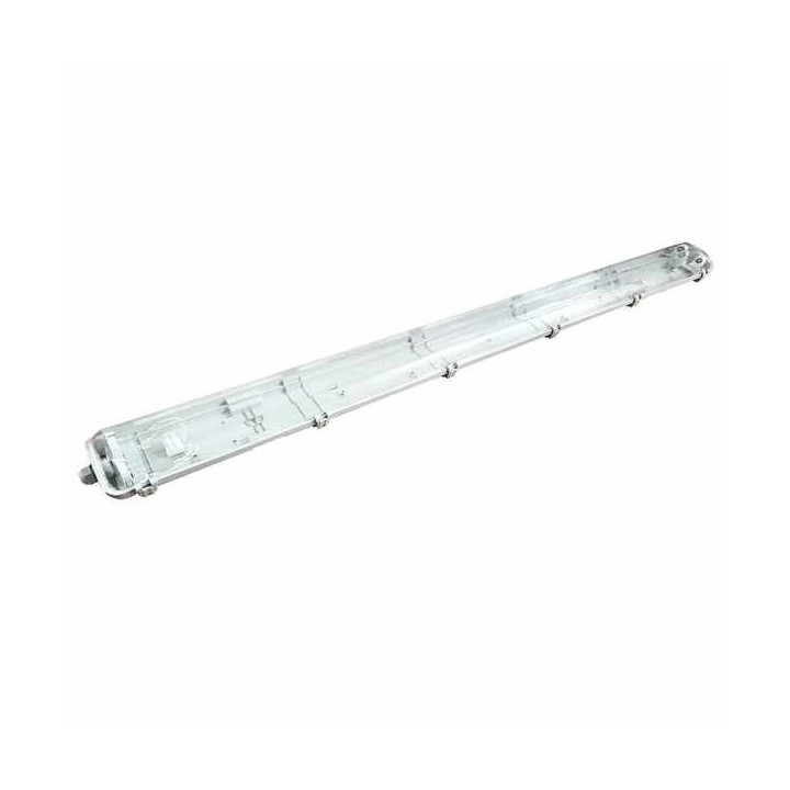 SKU6387 2x120cm 2x18W IP65  4000K s LED trubic.
