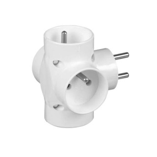 R-48 roztrojka +1 zás. 240V biela