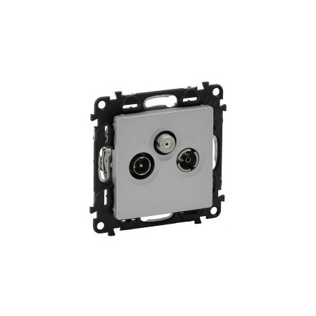 Val 753364 Zás.TV-R-SAT konc. hliník Valena life