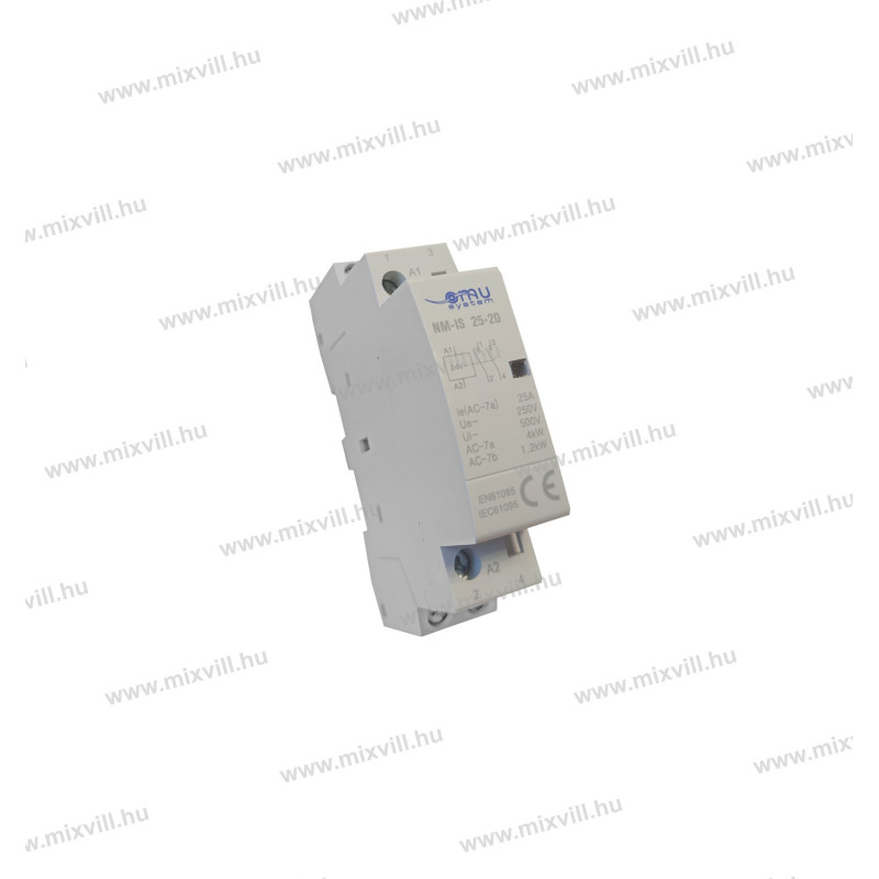 NM-IS24V 25-20 24V-AC 25A-1P-2NC modulárny stykač