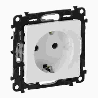 Val 753119 1zás.IP44 SCHUKO D.O. biela Valena life