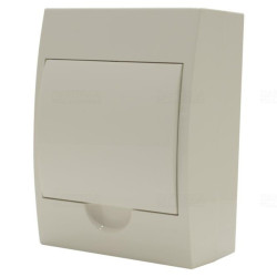 STI466 4mod biely rozvádzač nad omietku IP40