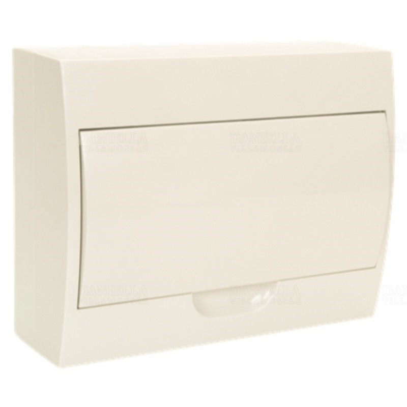 STI468 8mod biely rozvádzač nad omietku IP40