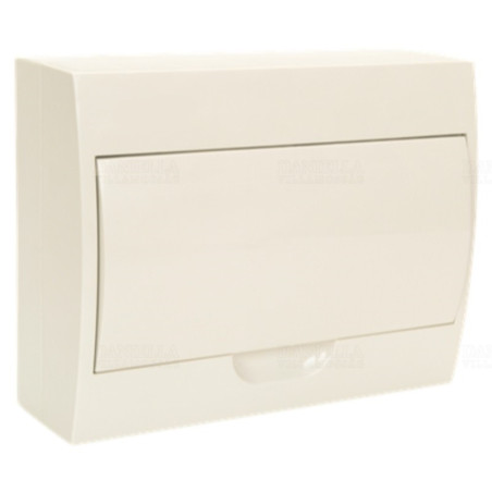 STI468 8mod biely rozvádzač nad omietku IP40