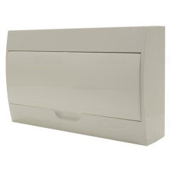 STI470 18mod biely rozvádzač nad omietku IP40