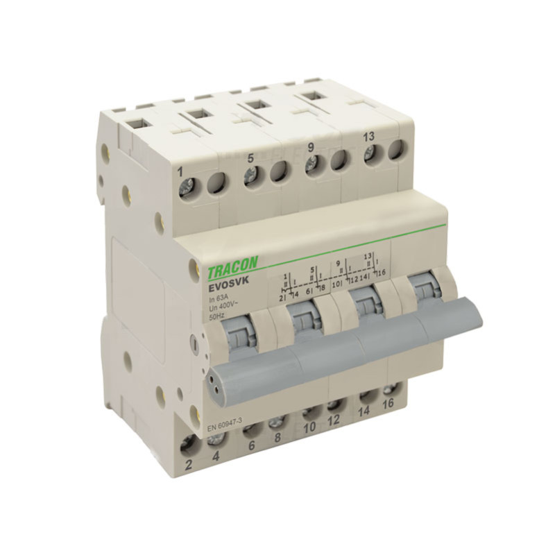 Tracon SVK4-63 Modul.prepínač 4P 63A