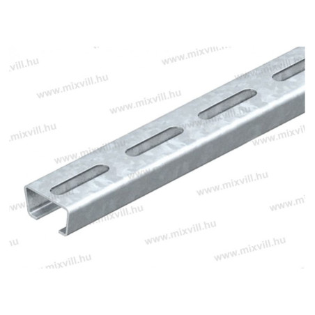 C-profil perforovaný 35x18x2mm ocel 2m cena za 1m