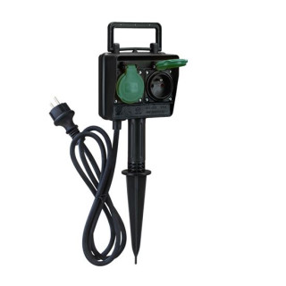 PG01 Záhradný stlpik IP44 2zás 1,5m kábel