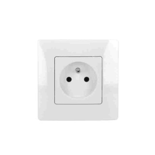 NIL 764527 -ZÁS 2P+T 16A BIELA s clonkami  Niloe