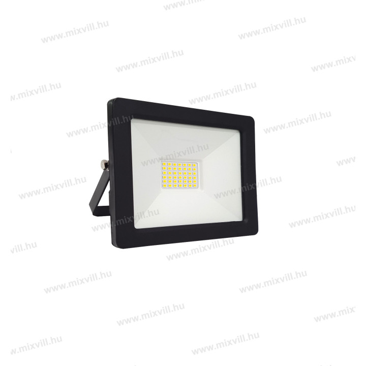 LR03060B LED reflektor 30W 6000K 3000lm IP65 čierny záruka 2r.