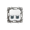 NIL 764576 2xRJ45 C 6 STP biela Niloe