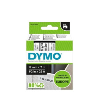 Páska DYMO Polyester D1 12mm x 7m - T/P čierna - biela