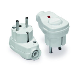 VID. WT-16US/LK uni. s vypínačom biela lomená