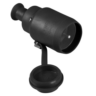 ZAS.SPOJ. GN-H2 gum. čierna IP44