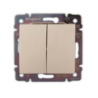 Va 774118 vypínač č.1/0+1/0 bež Valena