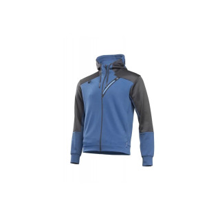 HT5K904 - L mikina s kapucňou modrá/čierna