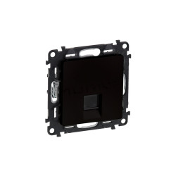 Val 756353 zásuvka dátová čierna 1xRJ45 cat 5E Valena life