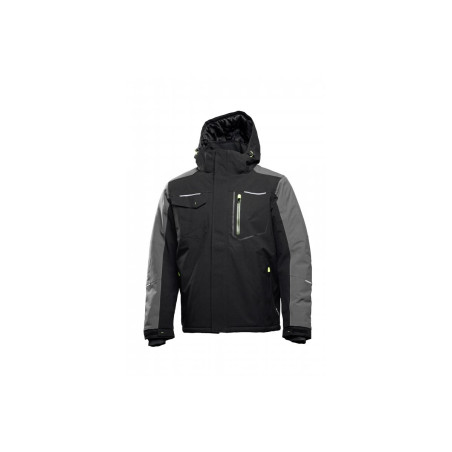 HT5K923- XL Zateplená bunda s kapucňou, čierna