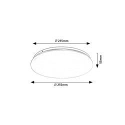 71104 Vendel srop.sv. 12W D25,5cm biele