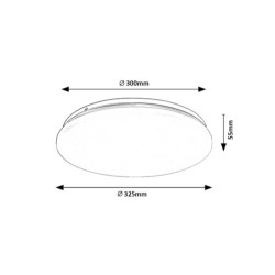 71105 Vendel srop.sv. 18W D32,5cm biele