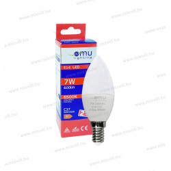 LB LED E14 sviečka  C37 7W 600lm 6500K  LBE14C377.06006500