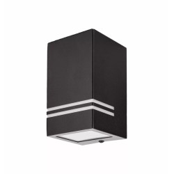 SPK GU10 IP44 S1-F 1xGU10 vonkajšie štvorcové nástenné svietidlo