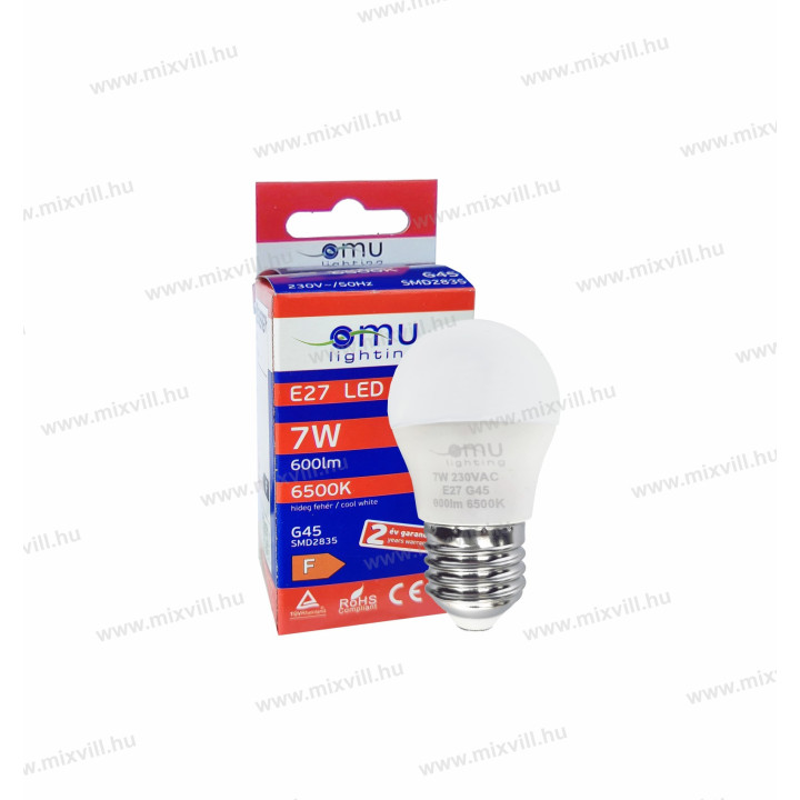 LB LED E27 ilum. G45 7W 600lm 6500K  LBE27G457.06006500