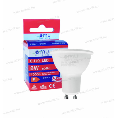 LB LED GU10 spot. 8W 806lm 4000K  LBGU108.08064000